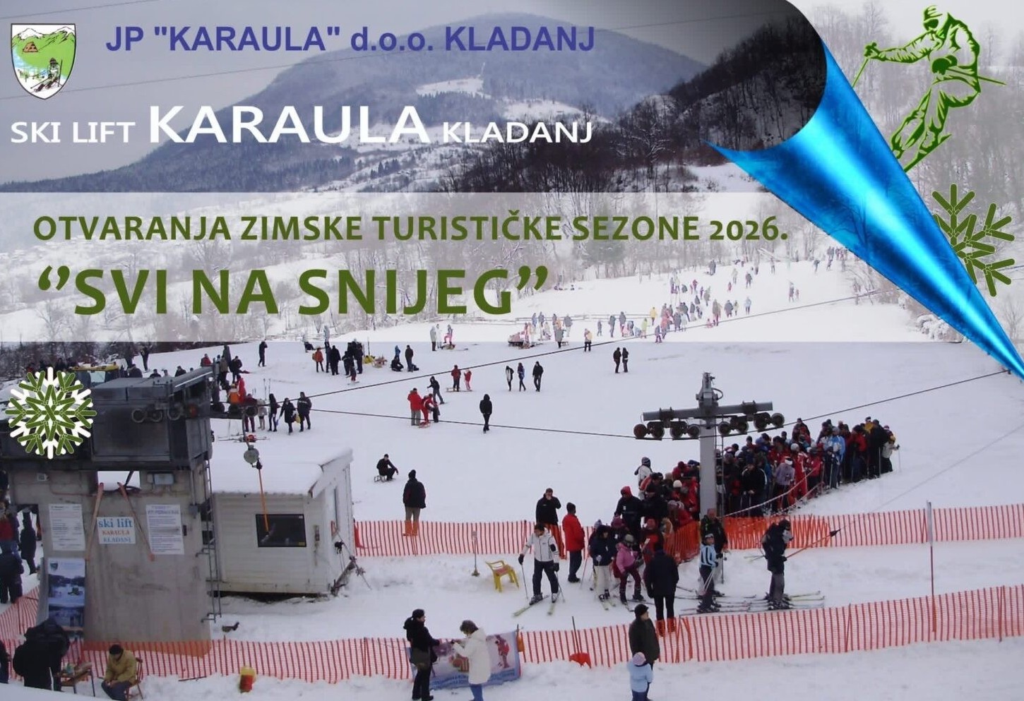 U okviru manifestacije "Svi na snijeg" otvorena skijaška sezona na Karauli